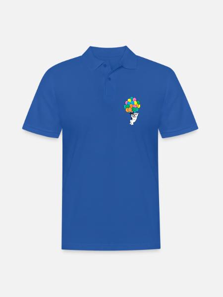 Polar bear balloon - Men's Polo Shirt - royal blue