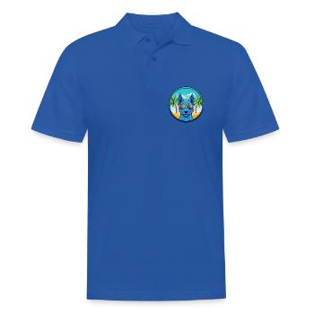 Lunettes de soleil de dessin animé Blue Thai Ridgeback Dog Breed - Polo Homme - bleu royal - Devant - Kai (181cm)