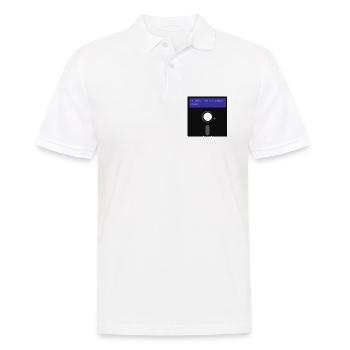 floppy disk - Men's Polo Shirt - white - Front - Kai (181cm)