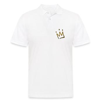 Krone - Männer Poloshirt - Weiß - Vorne - Kai (181cm)