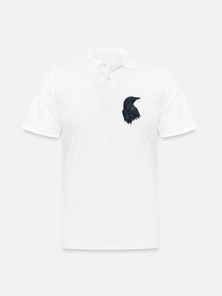 Raven - Men's Polo Shirt - white