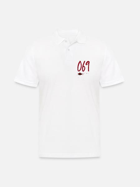 Postal Code Frankfurt 069 - Men's Polo Shirt - white