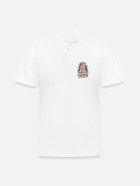 Movie Magic! - Men's Polo Shirt - white