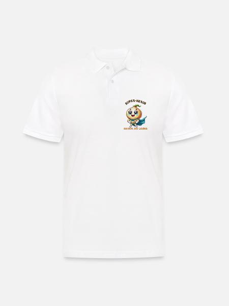 Superhero - Savior of Tears - Men's Polo Shirt - white