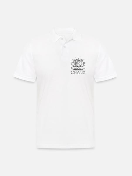 hautbois - Polo Homme - blanc