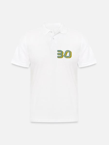 30 - Men's Polo Shirt - white
