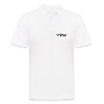 Haute Savoie Schwarzer Berg - Männer Poloshirt - Weiß - Vorne - Kai (181cm)