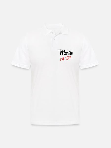 FUTURE MARIEE - Polo Homme - blanc