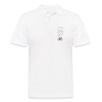 Ich liebe Radfahren Radfahren Radfahren - Männer Poloshirt - Weiß - Vorne - Kai (181cm)