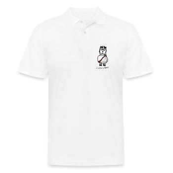 Latein ScHoF - Männer Poloshirt - Weiß - Vorne - Kai (181cm)