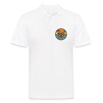 Jugoslawischer Windhund Hunderasse Cartoon Sonnenbrille Strand - Männer Poloshirt - Weiß - Vorne - Kai (181cm)