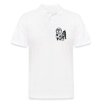 Kunst ScHoF - Männer Poloshirt - Weiß - Vorne - Kai (181cm)