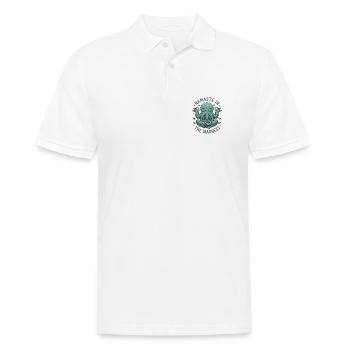 Namaste In The Madness - Men's Polo Shirt - white - Front - Kai (181cm)