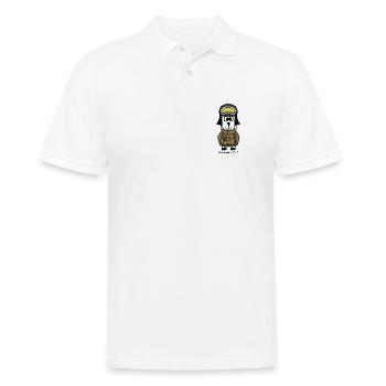 Feuerwehr ScHoF - Männer Poloshirt - Weiß - Vorne - Kai (181cm)