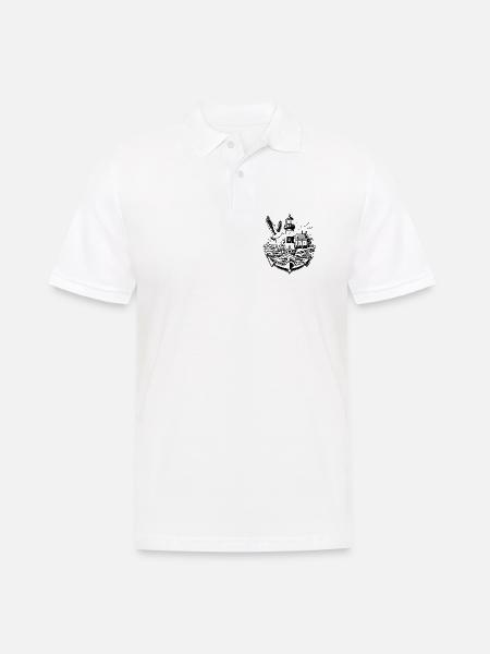 Coastal Landscape Moin Moin 2 - Men's Polo Shirt - white