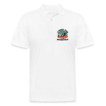 Je peux pas J'ai grand prix - Polo Homme - blanc - Devant - Kai (181cm)