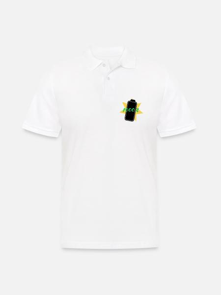 1000% energy - Men's Polo Shirt - white