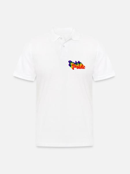 Pride LGBT Retro - Polo Homme - blanc