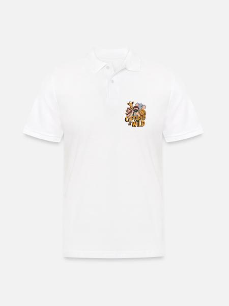 Captured By The Wild - Men's Polo Shirt - white
