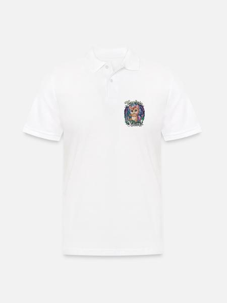 Tune Into Nature! - Men's Polo Shirt - white