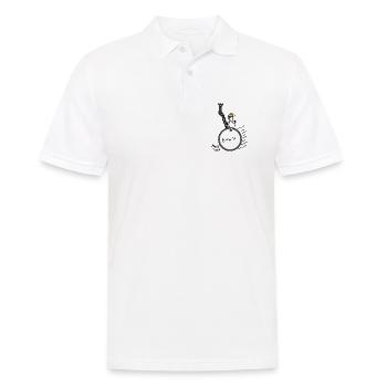 Physik Schof - Männer Poloshirt - Weiß - Vorne - Kai (181cm)
