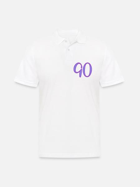 90 - Men's Polo Shirt - white