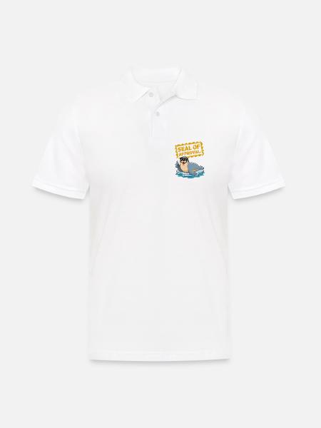 Seal Of Approval - Men's Polo Shirt - white