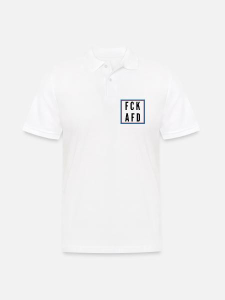 AFD Nein Danke! - Männer Poloshirt - Weiß