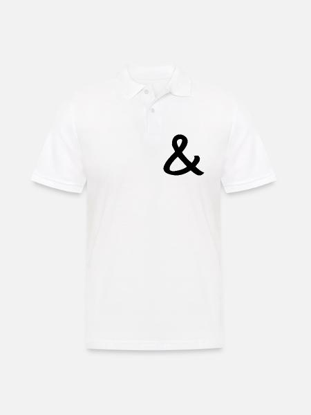 esperluette - Polo Homme - blanc