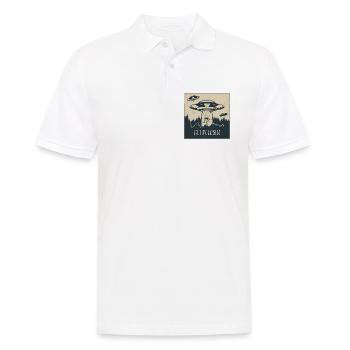 Außerirdischer Ufo Lustig Weltraum Geschenk - Männer Poloshirt - Weiß - Vorne - Kai (181cm)