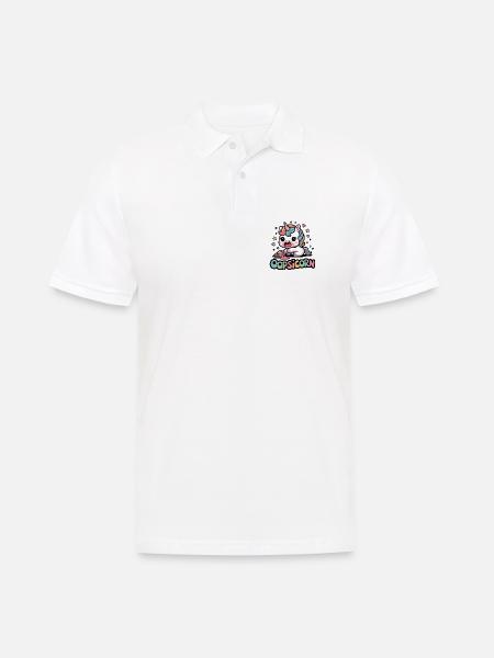 Oopsicorn - Polo Homme - blanc