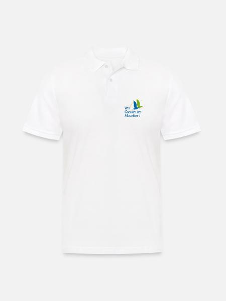 Charentes Maritimes - Vos Gueules Les Mouettes ! - Polo Homme - blanc