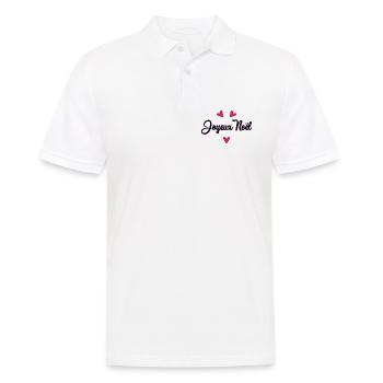 BONNE ANNEE. SAINT SYLVESTRE. MEILLEURS VOEUX - Polo Homme - blanc - Devant - Kai (181cm)