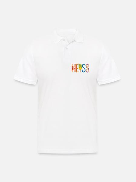 Eis - heiß - H EIS S - Männer Poloshirt - Weiß