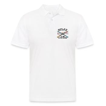 Oboe - Männer Poloshirt - Weiß - Vorne - Kai (181cm)