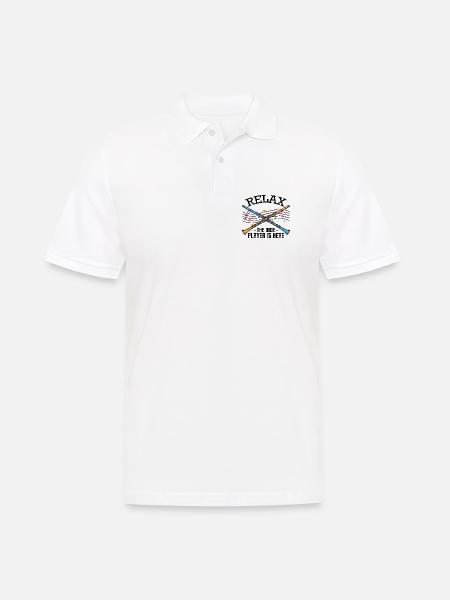 hautbois - Polo Homme - blanc