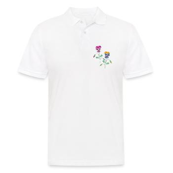 Pensée - Polo Homme - blanc - Devant - Kai (181cm)