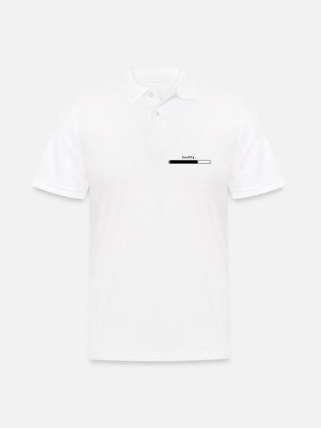 symbole de chargement - Polo Homme - blanc