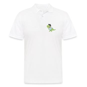 Dino Pirat Piratenkostüm Halloween Karneval Jungen - Männer Poloshirt - Weiß - Vorne - Kai (181cm)