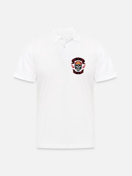 ROULEZ POUR VIVRE - Polo Homme - blanc