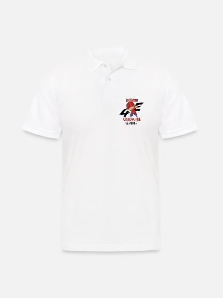 Dab Boy Grundschule - Männer Poloshirt - Weiß