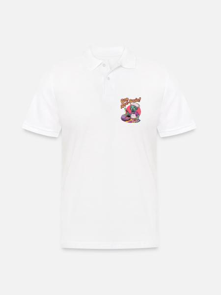 Bon Appé-brain! - Men's Polo Shirt - white