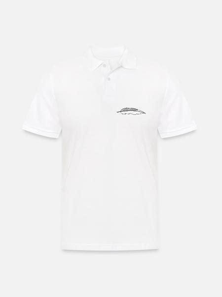 feather - Men's Polo Shirt - white