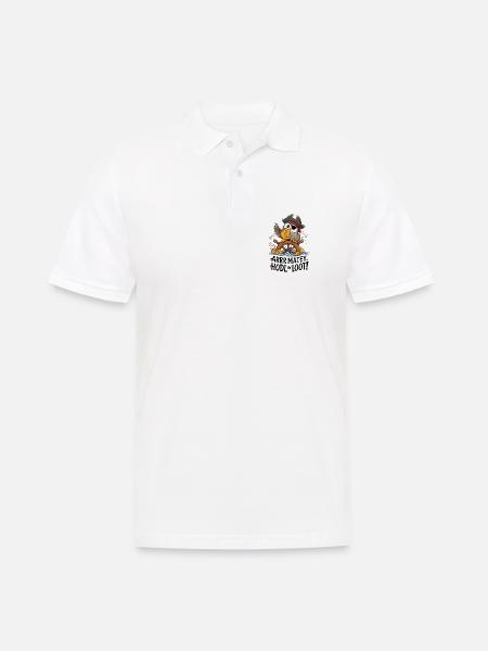 Hodl The Loot! - Men's Polo Shirt - white