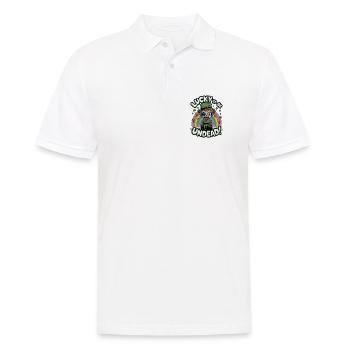 Chanceux d’être mort-vivant ! - Polo Homme - blanc - Devant - Kai (181cm)