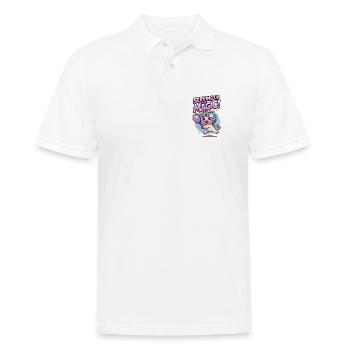 Serving Up Some Magic! - Men's Polo Shirt - white - Front - Kai (181cm)
