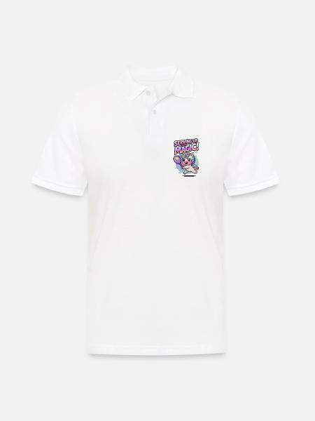 Serving Up Some Magic! - Men's Polo Shirt - white