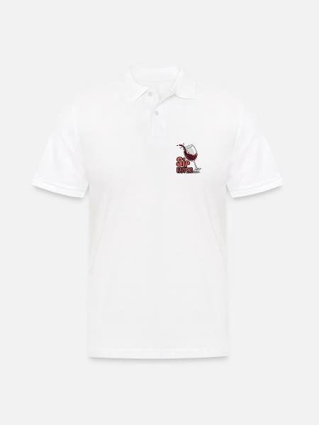 Sip Happens - Polo Homme - blanc