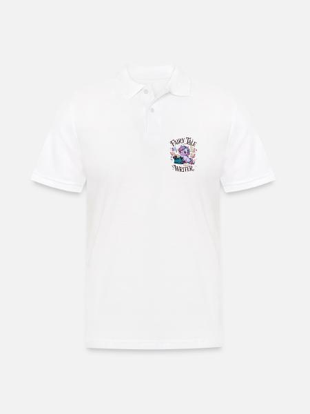 Fairy Tale Writer - Men's Polo Shirt - white