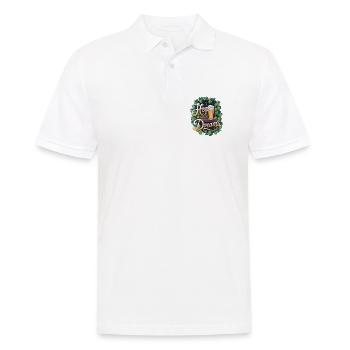 Hops And Dreams - Men's Polo Shirt - white - Front - Kai (181cm)